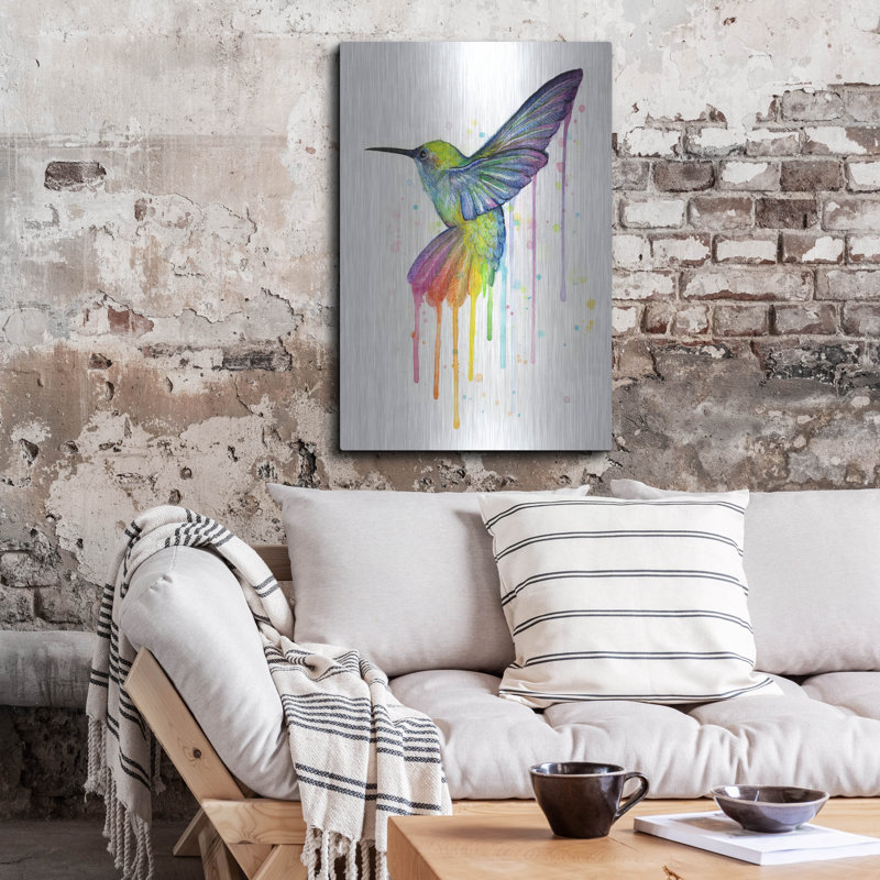«Rainbow Hummingbird» par Olga Shvartsur, H 36 po x l 24 po