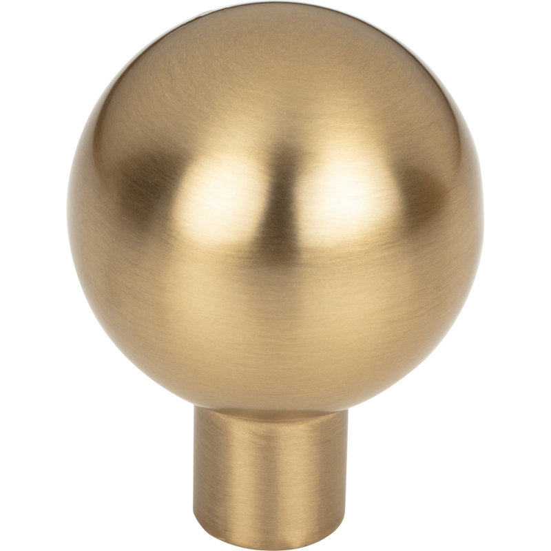 Brookline 1 1/8" Length Round Knob, Honey Bronze