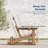 HDPE Glider Adirondack Chair 3-Position Adjustable, All-Weather Glider Rocking Outdoor Chair for Garden, Lawn & Porch-249551113