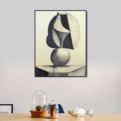 Reproduction giclée sur toile encadrée, figure de dora Maar par Pablo Picasso Wall Art Living Room Home Decorations
