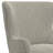 Beige Wingback Accent Chair