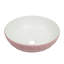 Lavabo de salle de bain vasque rond en céramique 16 po - Design de bol texturé moderne en rose rétro-120152499