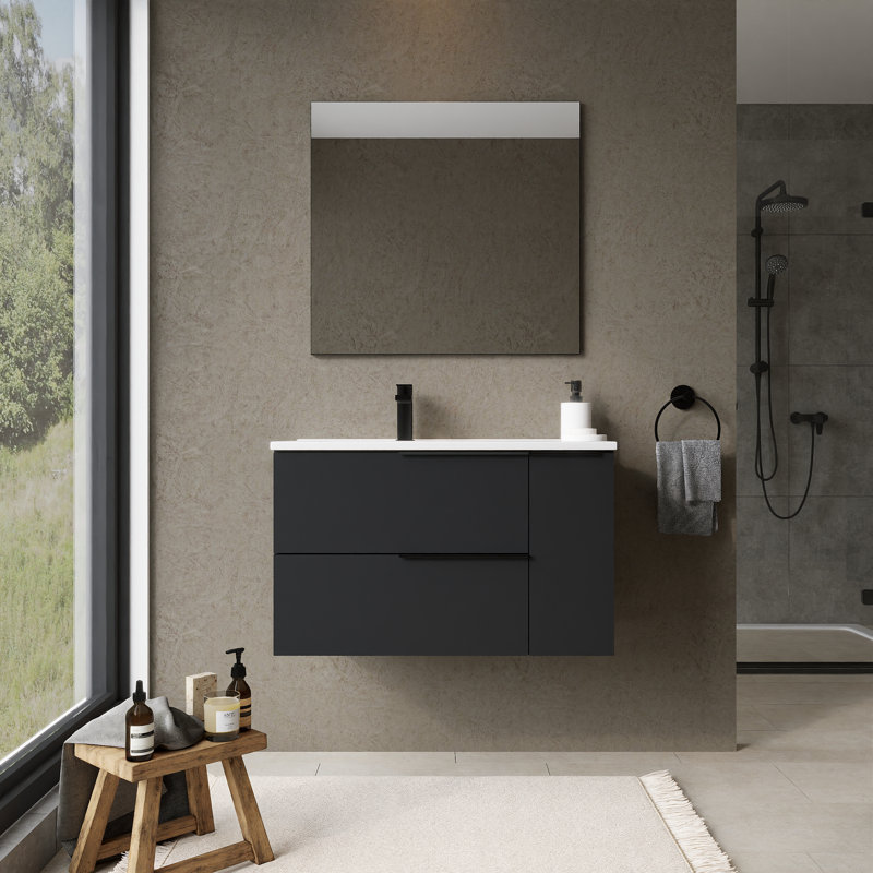 Sahanna 80mm Single Bathroom Vanity with Basin