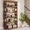 Étagère de rangement à hauteur ouverte 69,88 "à 6 niveaux avec tablettes Rhombus pour appartement, bureau, chambre à coucher et salon