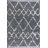 Cantera Shag Plush Tassel Moroccan Tribal Geometric Trellis Blue/Cream Rug-1523507432