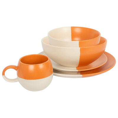 Stoneware Dinnerware Set Piece - Service for 4