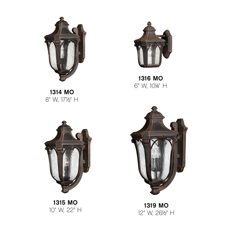 Trafalgar Outdoor Wall Lantern, Museum Black, Incandescent, No