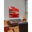 "stores de rouge" par parvez taj,-impression sur toile tendue-18603426