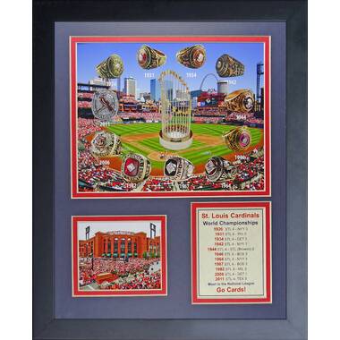 Mark McGwire St. Louis Cardinals' Oil Painting Print on Wrapped Canvas East Urban Home Size: 32 H x 24 W