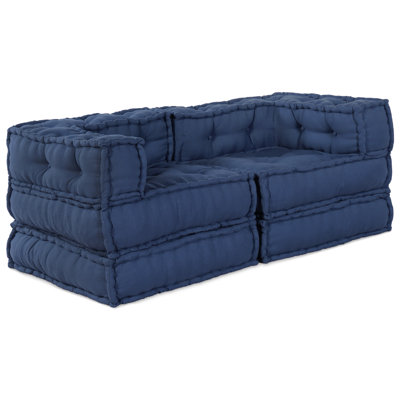 Modular Patchwork Sofa Fabric Living Room Modern Indoor Adaptable Couch