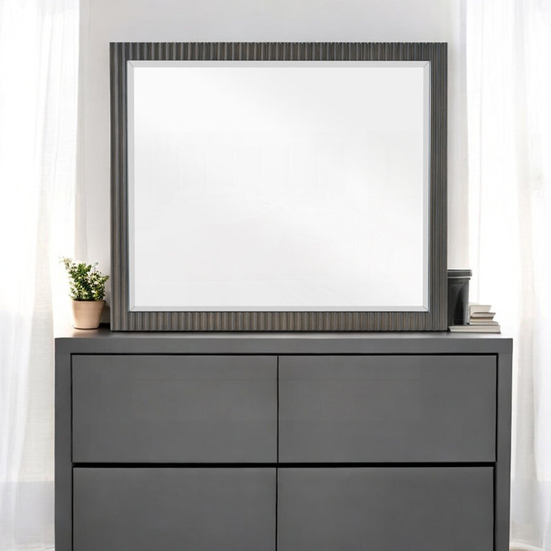Espresso Finish Mirror