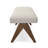 Danari Fully Upholstered Wood Frame Waterfall Bench-514162057