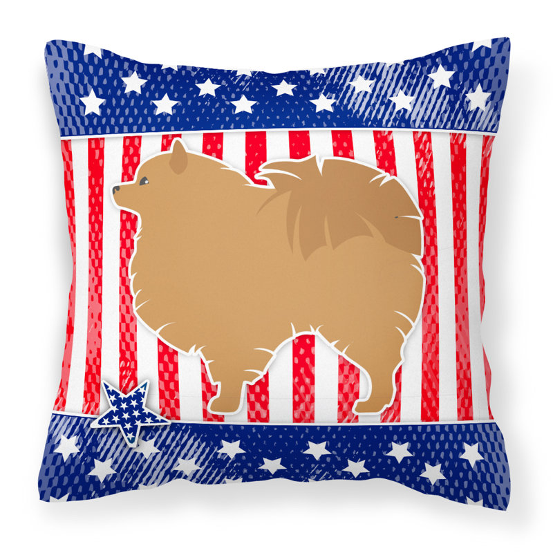 Coussin intérieur/extérieur usa Patriotic, H 18 po x l 18 po x P 3 po