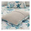 Ensemble d'édredon côtier en satin de coton 7 pièces - Très grand turquoise avec motif coquille et étoile de mer | Literie hypoallergénique de luxe-122655314-122655316