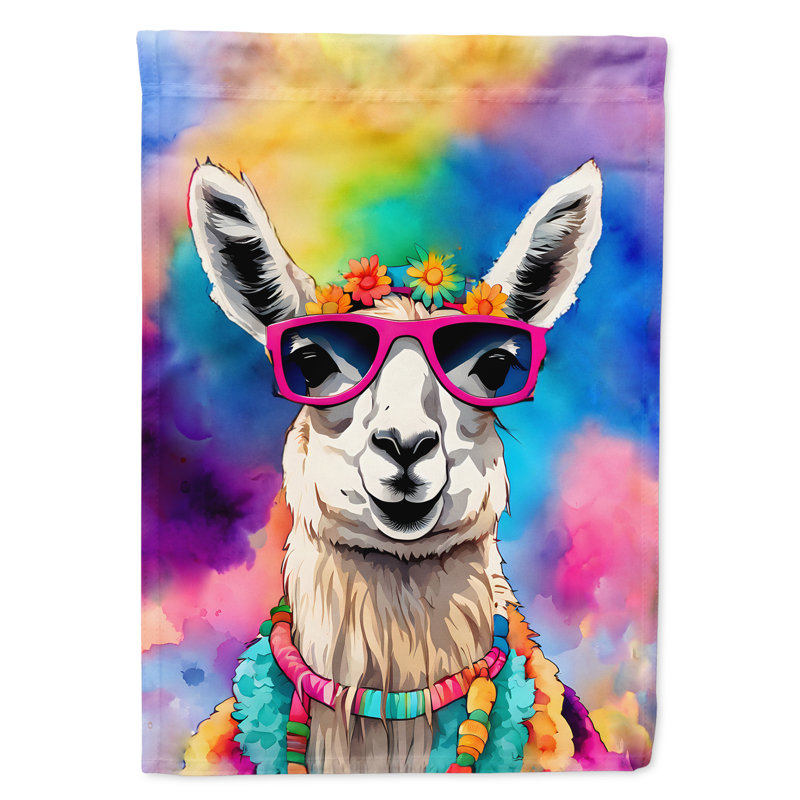 Drapeau de jardin hippie
