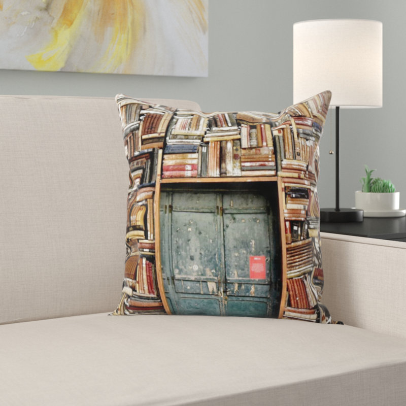 Coussin décoratif books
