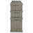Weathered Grey 3-Tier Open Back Bookcase