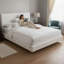 Lit plateforme tapissier Michaelin Boucle-115635325