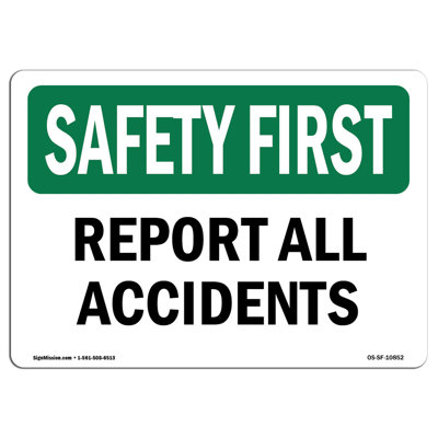 «Safety First Sign»
