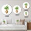 Mandragora plante - art mural traditionnel cercle en métal-68850181