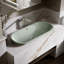 Iron Plains 33 In. Oval Drop-In / Undermount / Vessel Bathroom Sink-492942490