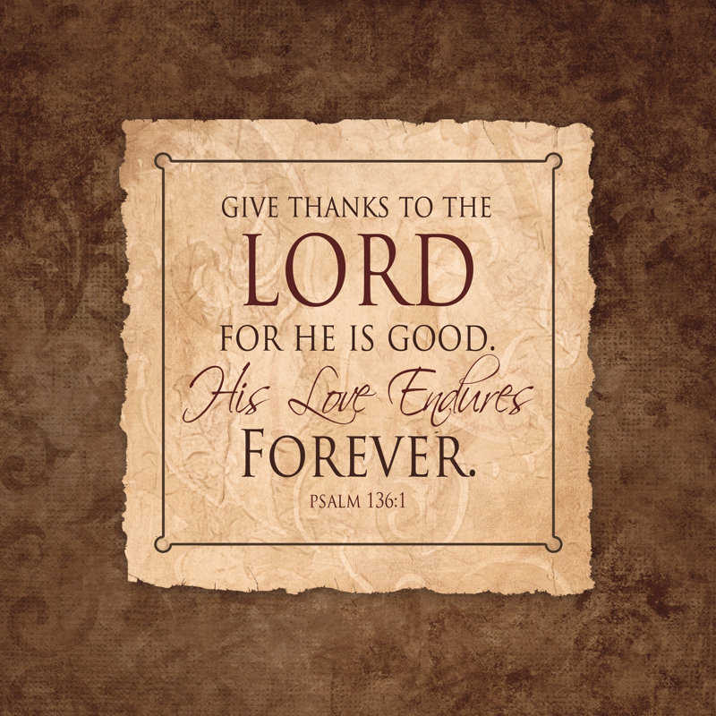 Give Thanks 6 - Wrapped Canvas Print, 91cm H x 91cm W x 3.8cm D