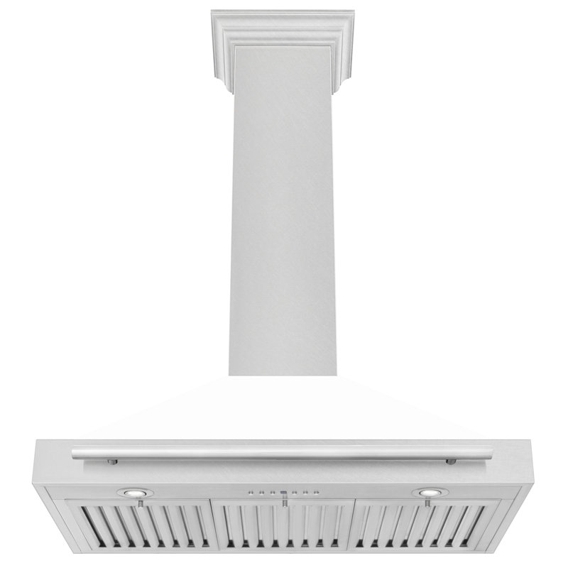 ZLINE 36" Fingerprint Resistant Stainless Steel Range Hood, White Matte