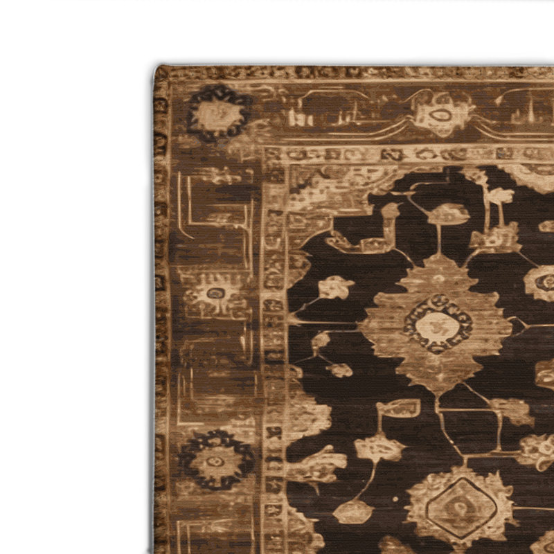 Tapis noir intérieur et extérieur surteint, Rectangulaire 2 pi x 3 pi