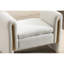 Banc de salon moderne, coussin rembourré de mousse, banc à chaussures en tissu sans rangement, éponge