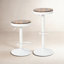 Tabouret de bar pivotant en bois massif l 15,2 po Jaina -1447778116-1447778123