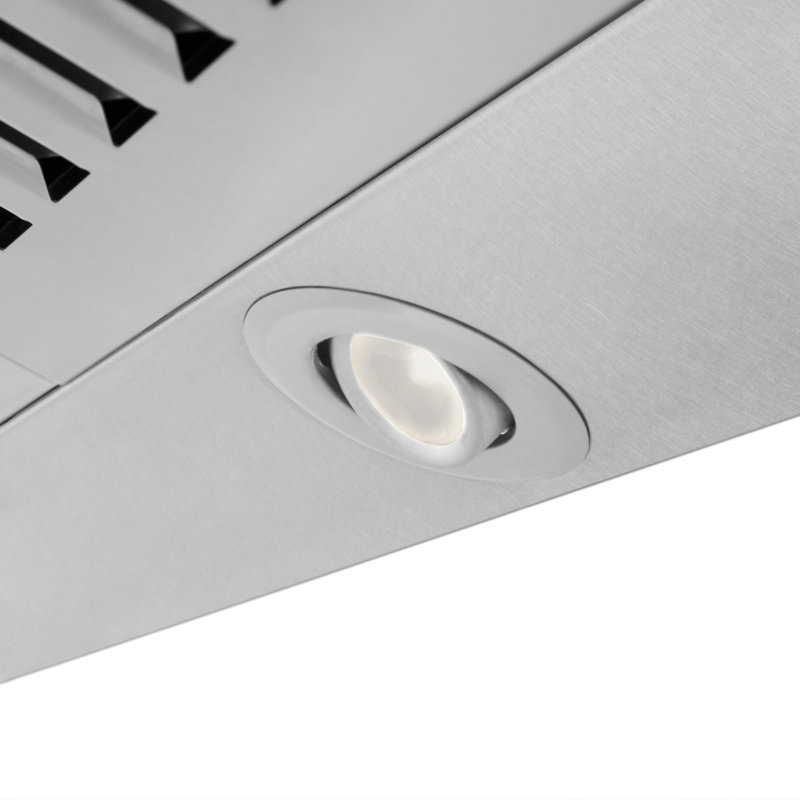 48" 400 CFM Convertible Wall Mount Range Hood, Satin Stainless Steel