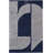Hithin Handmade Tufted Navy Blue/Silver Gray Area Rug-1661906566
