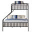 Lit superposé en métal Space avec support de matelas moderne et base