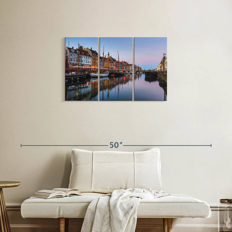 Nouveau port Tergel Nyhavn, H 20 po x l 33 po