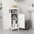 Bathroom single door cabinet