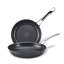 Anolon X 8.25-Inch and 10-Inch Hybrid 1.8 Liters Nonstick Frying Pan Set, Black