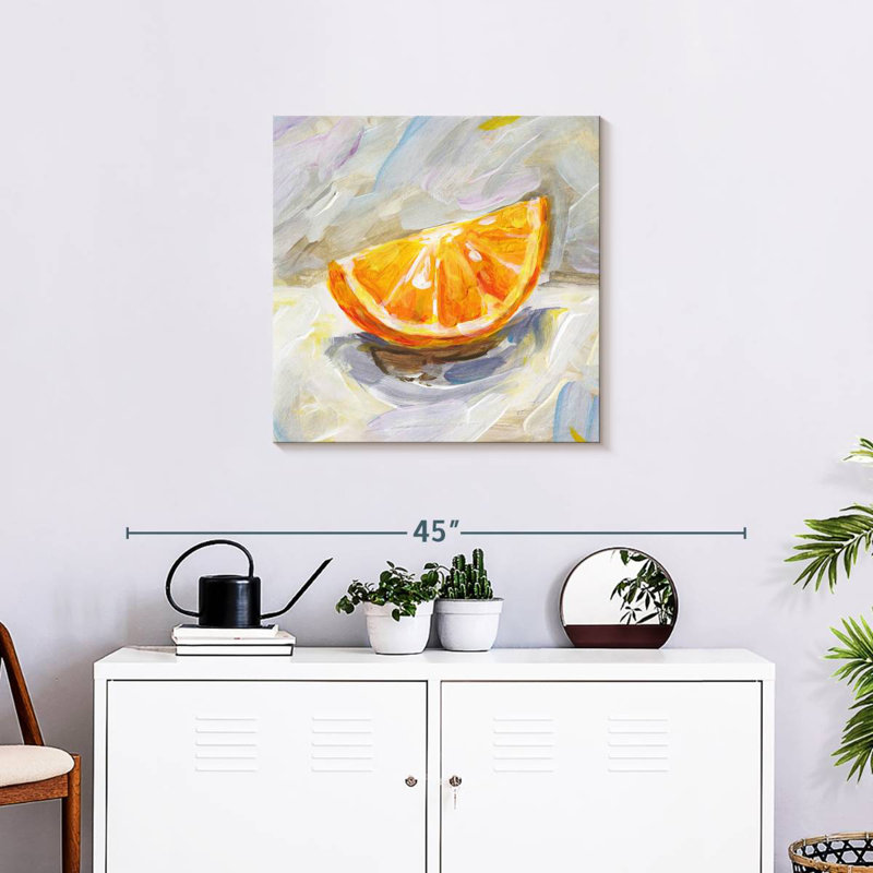 Yarlin Abstract Orange, 24" H x 24" W