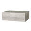 Commode 6 tiroirs avec grands tiroirs en tissu, gris-550520684