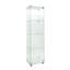 Vitrine lumineuse en verre avec 4 portes-1159475456