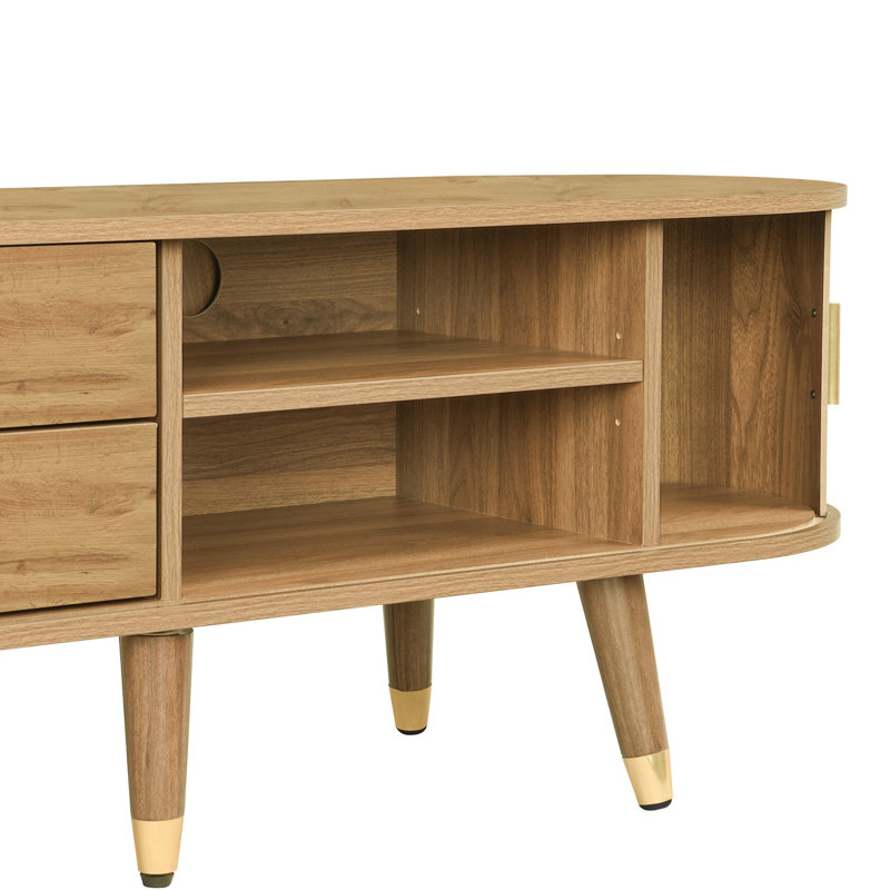 TV Stand for TVs up to 85", Wood