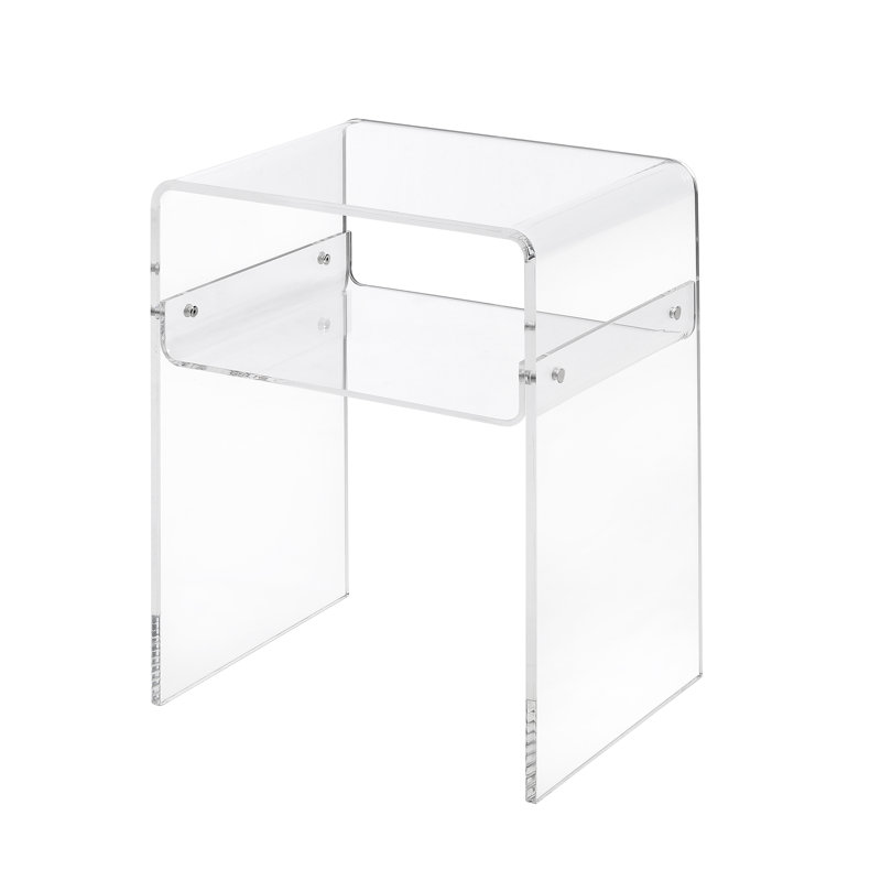table de bout style traîneau, Transparent