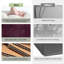 Chaise de travail en velours Doreen-1230664780