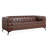 Modern Square Arm 3-Seater Sofa With Detachable Cushion And Stylish Design
