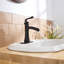 Robinet de salle de bains monotrou avec ensemble de drainage-60156190