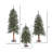 The Holiday Aisle® Natural Bark Alpine 3 Piece Artificial Christmas ...