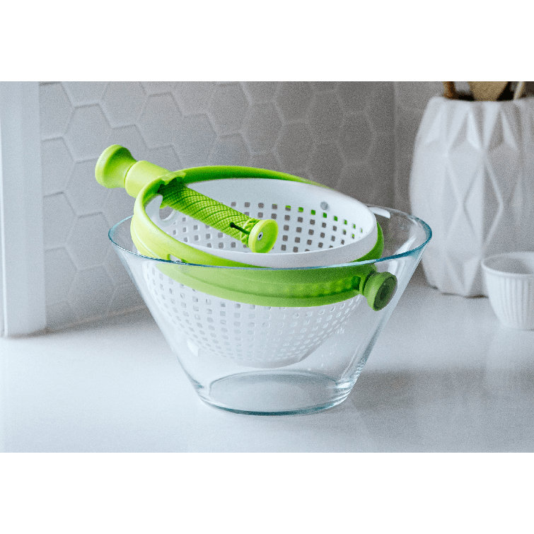 Oxo Good Grips Large Salad Spinner 4.0 Salad Dry Spin Cycle Green