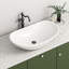 Meuble-lavabo vasque de salle de bain ovale ELLAI