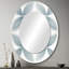 Miroir mural doux - blanc-684147680