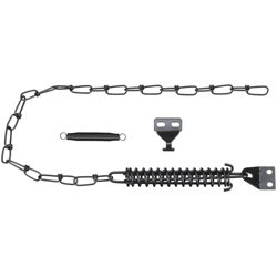 Chain Latch, Black, 1" H x 3.75" W x 8" D