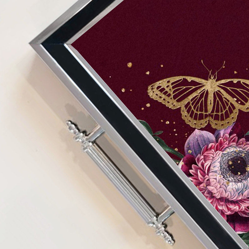 Élégant plateau en verre de 19,7 po x 11,4 po x 1,4 po | Fabrication 100% verre durable | Facile à nettoyer avec un chiffon humide | Idéal pour le service, la présentation décorative et l'organisation | Ajout élégant à la décoration intérieure